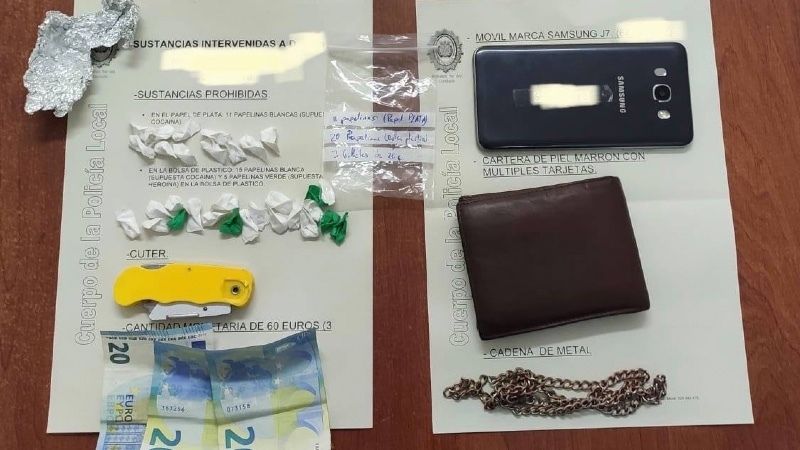 Detenido en Bollullos con 31 dosis de sustancias estupefacientes