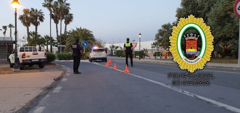 Diez denuncias en Cartaya por salir o entrar del municipio incumpliendo la medida del cierre perimetral