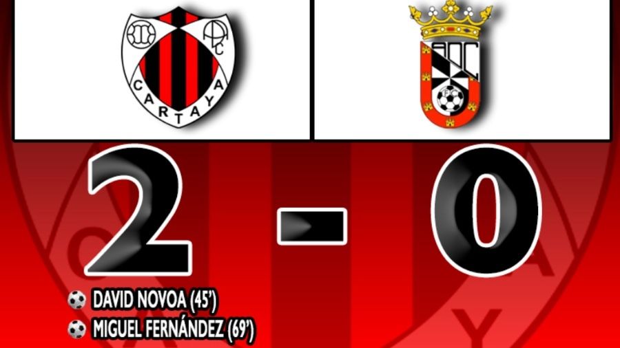 El Cartaya rompe su sequía y deja la permanencia hecha (2-0)