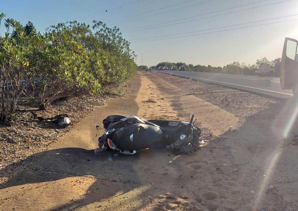 Herido grave el conductor de una moto tras sufrir un accidente en la A-49