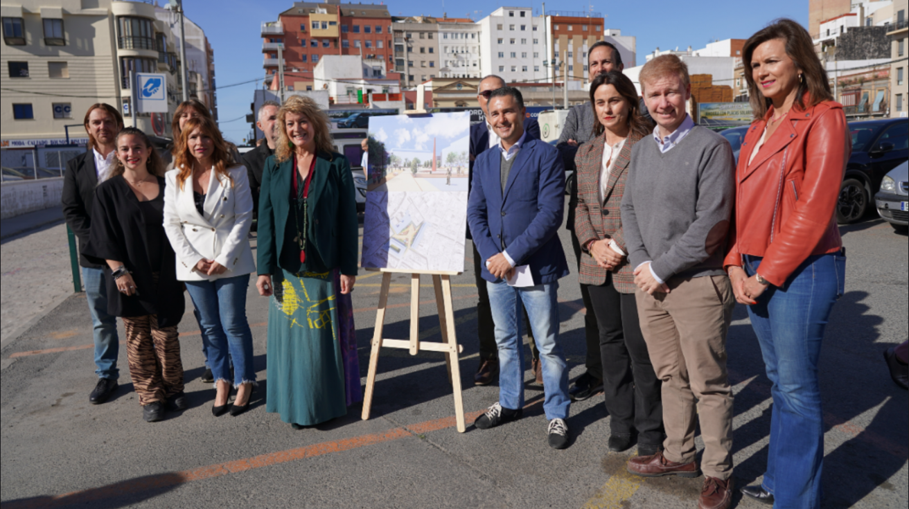 Los planes de Pilar Miranda para la zona del antiguo Mercado del Carmen: construir una plaza Mayor y un parking subterráneo