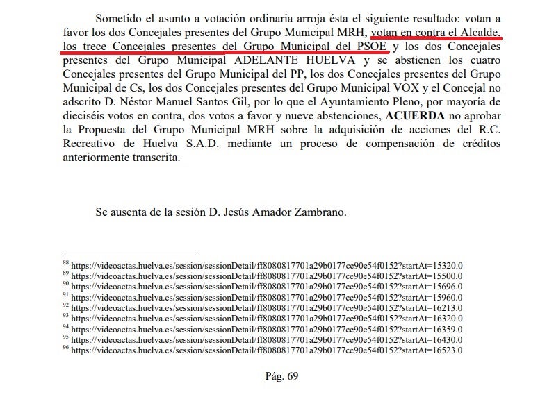 Mesa de la Ría ya presentó hace dos años una propuesta para convertir la deuda del Recre con el Ayuntamiento en acciones