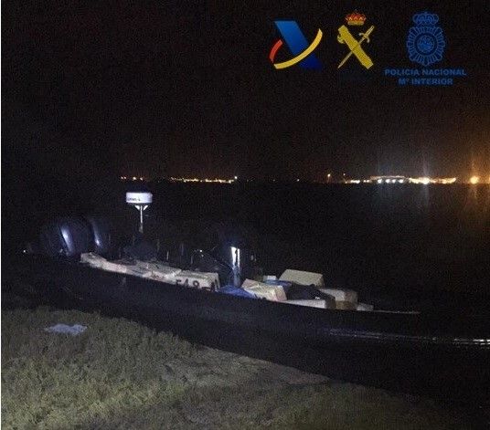 Desarticulada en la costa de Huelva una organización criminal dedicada al narcotráfico de hachís desde el norte de África