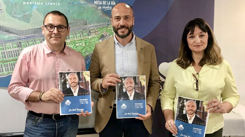 Mesa de la Ría basa su 'ambicioso' programa en propuestas que transformarán Huelva con el apoyo de los ciudadanos