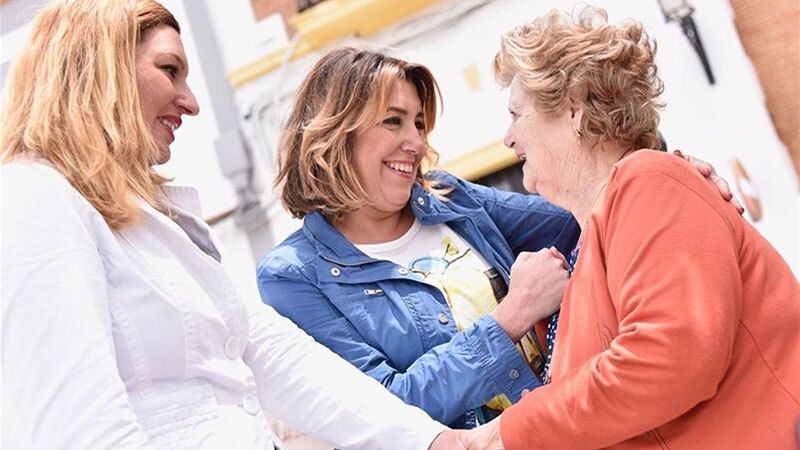 Susana Díaz defiende la reivindicación del pueblo de Tharsis de ser un municipio