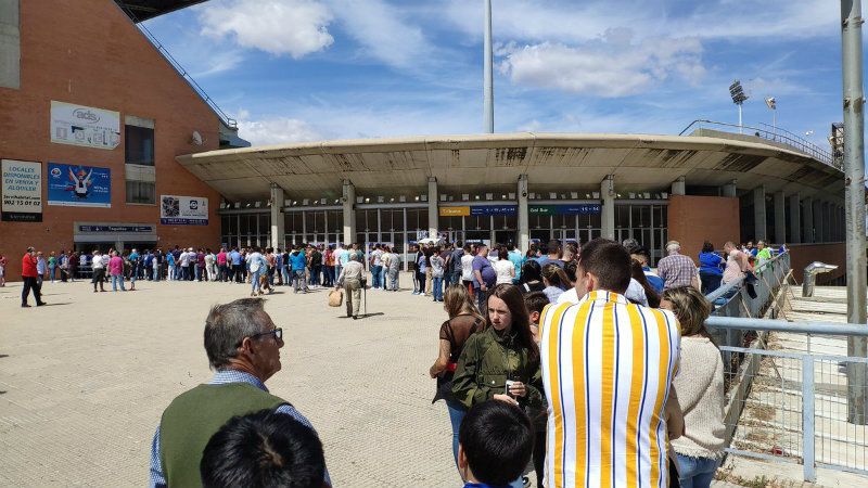 Ya hay colas en las taquillas con poco más de 500 entradas a la venta