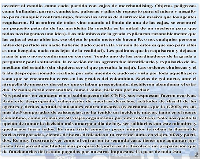 El Frente Onuba denuncia 'actitudes chulescas, desproporcionadas y de porteros de discoteca' de los agentes de seguridad del Colombino