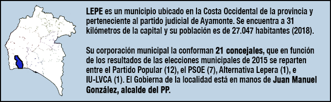 “El Partido Popular en Lepe somos una garantía, personas de fiar”