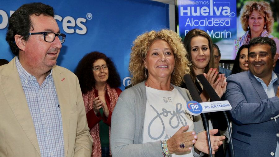 Pilar Marín confía en que los onubenses “se ilusionen con nuestro proyecto para reiniciar Huelva”