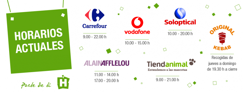 Holea informa de la apertura de nuevas tiendas y de sus horarios