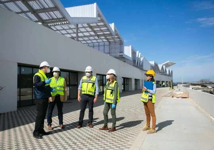El Puerto de Huelva ultima las obras de la Ciudad del Marisco 