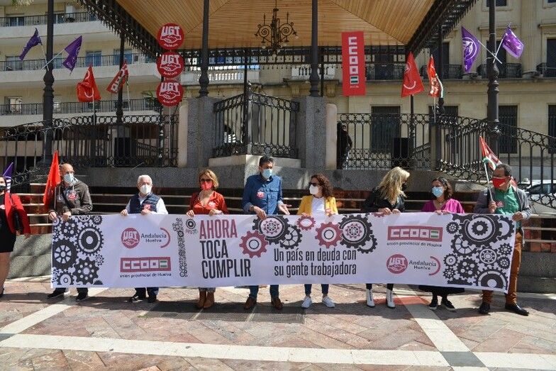 “Ahora Toca Cumplir. Un país en deuda con su gente trabajadora”, lema en el 1º de Mayo