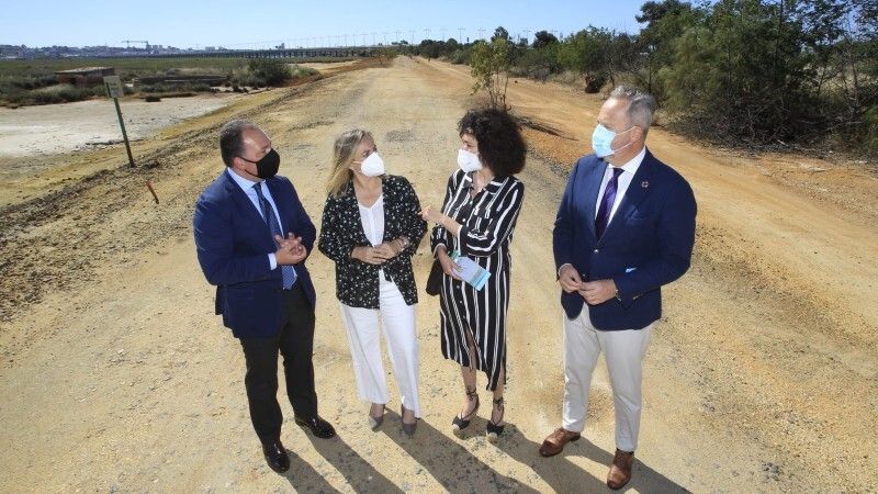 El itinerario paisajístico del estuario del río Odiel que unirá Aljaraque, Gibraleón y Huelva estará listo en otoño de 2022