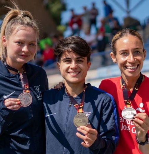 Laura García-Caro, subcampeona de España universitaria en Cartagena