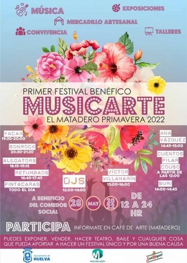 El Matadero acoge el sábado el festival 'Musicarte' a beneficio del comedor social del barrio