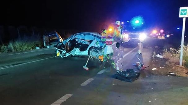 Una persona fallecida en una colisión entre dos vehículos en Cartaya