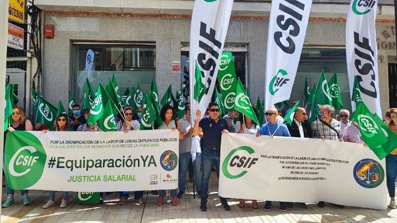 CSIF se moviliza contra la pérdida de poder adquisitivo de los empleados públicos