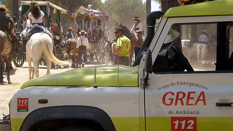 Una veintena de personas trasladadas al hospital y cinco caballos muertos en lo que va de romería
