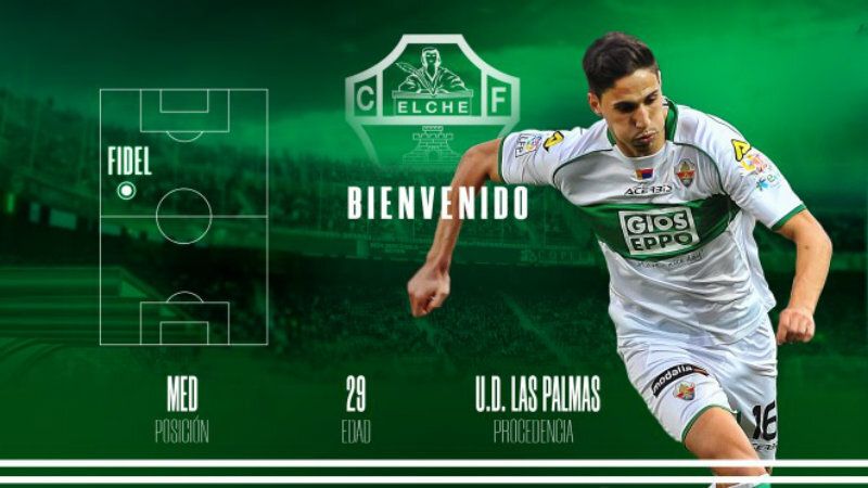 El riotinteño Fidel regresa al Elche, el club en el que ofreció su mejor nivel