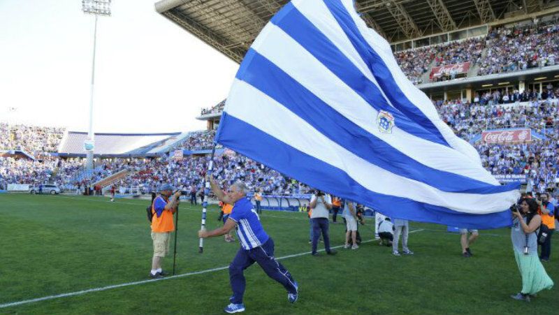 Espectacular como siempre la afición albiazul: ya se han agotado las entradas de Tribuna para el Recre-Mirandés