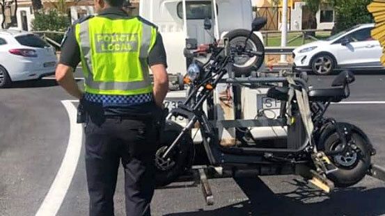 Sentencia pionera en Lepe contra un conductor de moto eléctrica indocumentado