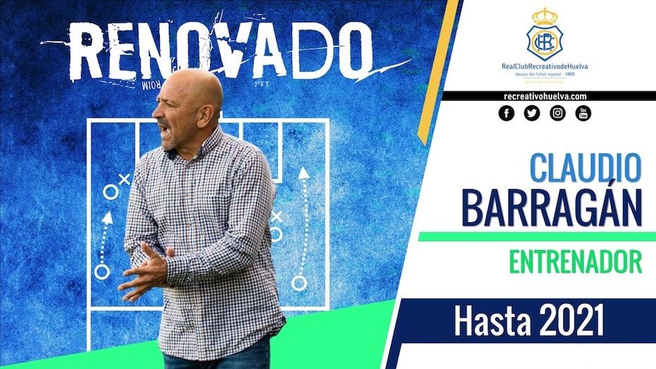 Claudio Barragán renueva por una temporada con el Recre