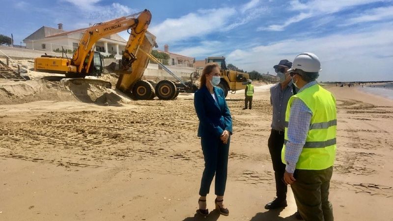 Costas aportará 4.000 metros cúbicos de arena a la playa de El Portil 