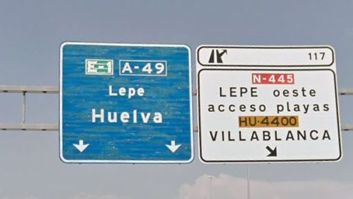 El enlace 117 de la N-445 Lepe oeste acceso playas permanecerá abierto al tráfico este fin de semana
