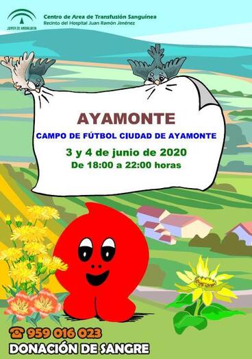 Ayamonte acogerá el miércoles y el jueves una campaña de donación de sangre
