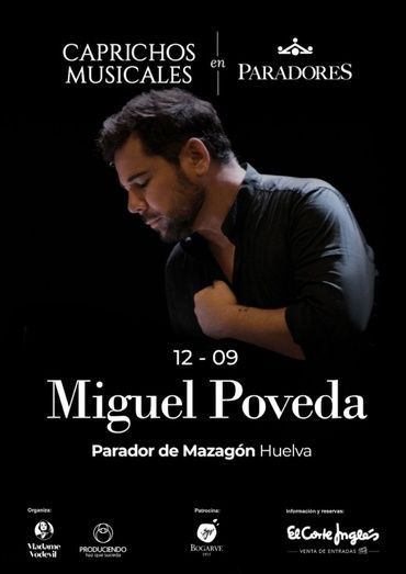 Miguel Poveda actuará en el Parador de Mazagón