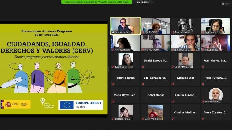 Diputación presenta el nuevo programa europeo ‘Ciudadanos, Igualdad, Derechos y Valores 2021-2027’
