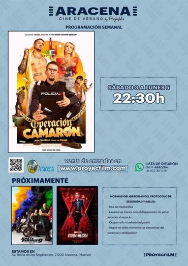 Arranca el cine de verano de Aracena en el Auditorio de la piscina municipal