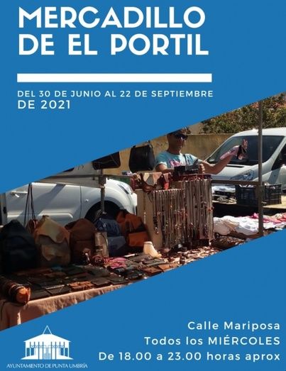 El mercadillo de El Portil inicia su actividad veraniega esta tarde con 50 puestos