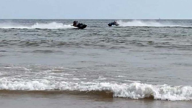 Punta Umbría extrema la vigilancia en el mar: habrá más sanciones e incautaciones de motos de agua expedientadas