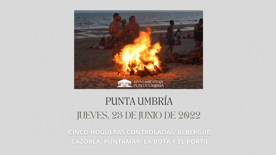 Vuelven las Hogueras de San Juan: Punta Umbría las encenderá en cinco puntos