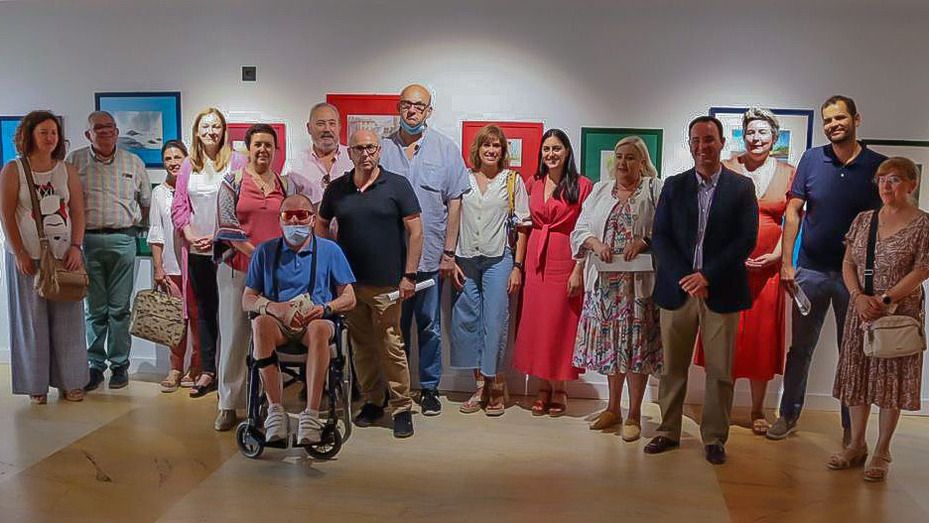 La Casa Colón acoge una exposición de acuarelas de la Unidad de Rehabilitación y Hospital de Día de Salud Mental del Juan Ramón Jiménez