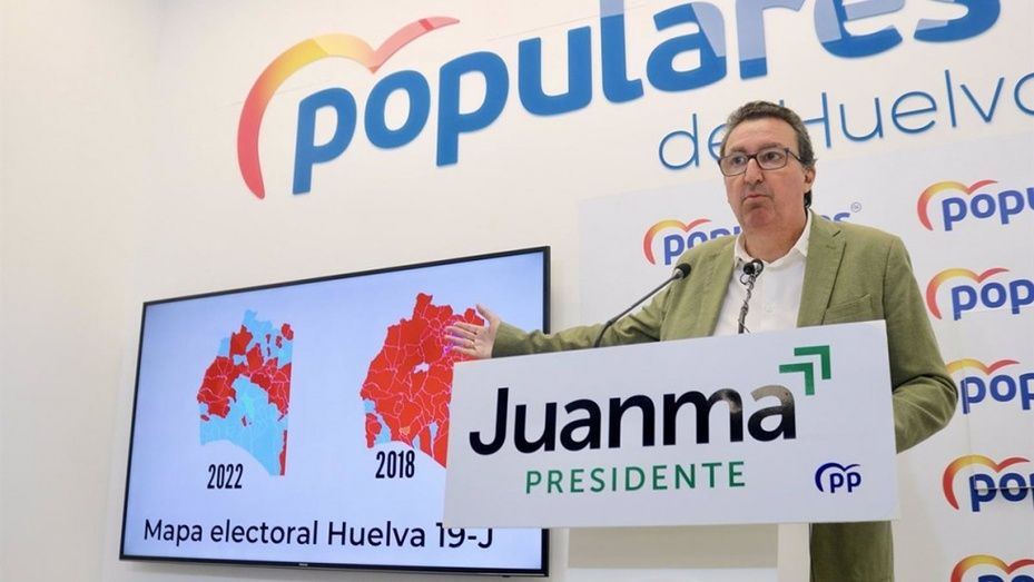 El PP destaca la “victoria histórica” en las urnas, tras imponerse en 43 municipios onubenses frente a los 9 de 2018