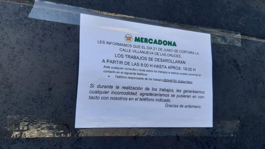 El Mercadona de la avenida de Andalucía estará cerrado varios meses