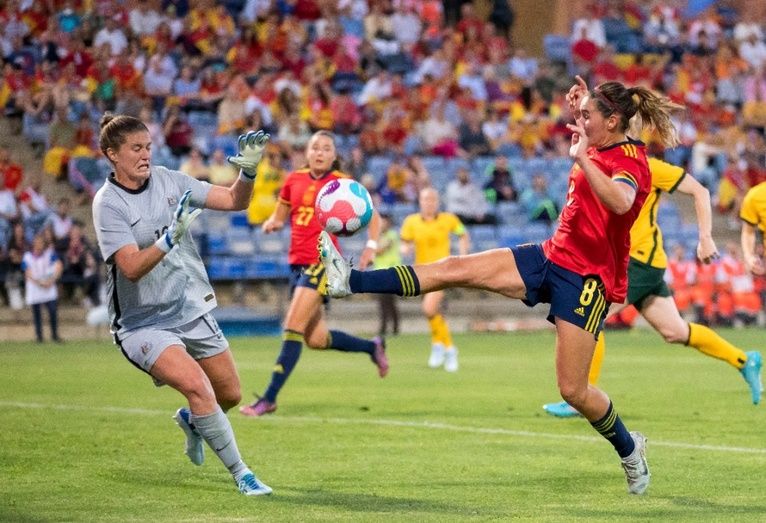 Demoledora España en el Colombino (7-0)