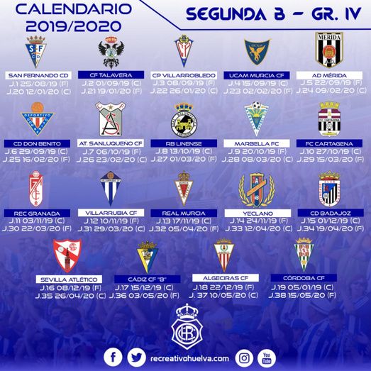 El Recre iniciará la liga visitando al San Fernando y la cerrará en El Arcángel contra el Córdoba