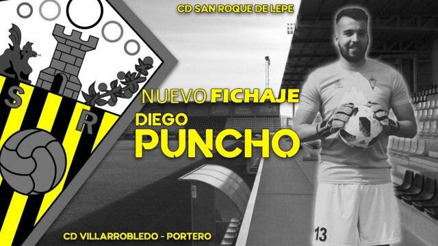 El portero David Puncho regresa al San Roque tras ascender con el Villarrobledo
