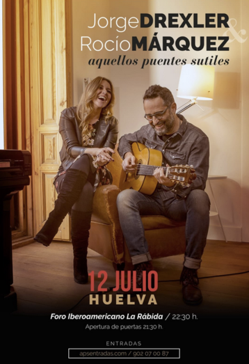 Huelva24.com te invita al concierto del Rocío Márquez y Jorge Drexler en el Foro