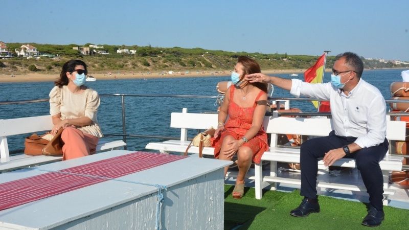 En marcha un nuevo servicio de paseos en barco en Mazagón
