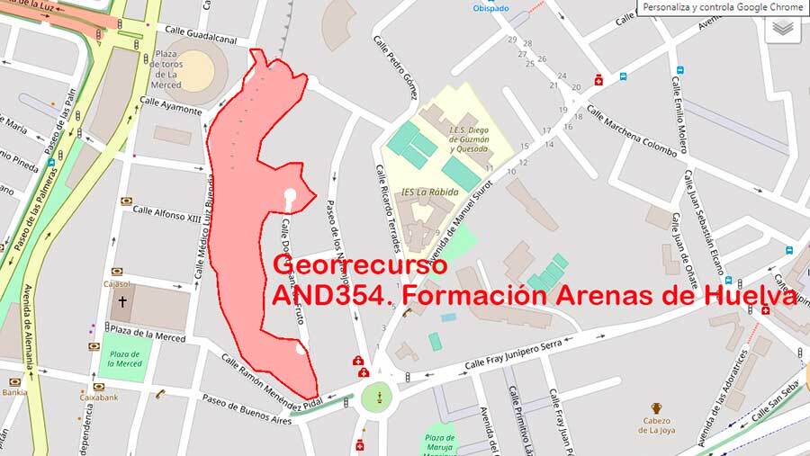 El plan urbanístico de Mundaka 'destruye' el georrecurso 'Formación Arenas de Huelva', patrimonio local, autonómico y estatal