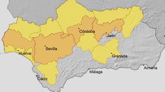 Los 40º vuelven el lunes con aviso naranja en parte de la provincia
