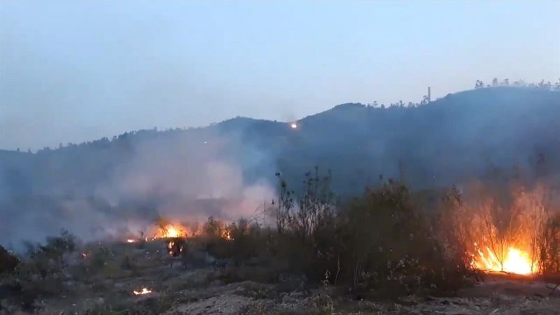 Extinguido el incendio de Almonaster tras 110 hectáreas afectadas