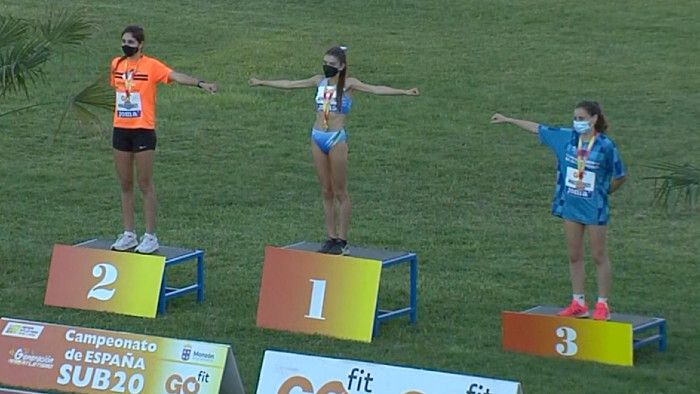 María Forero sigue fiel al podio: Bronce en el 3.000 del Nacional Sub 20