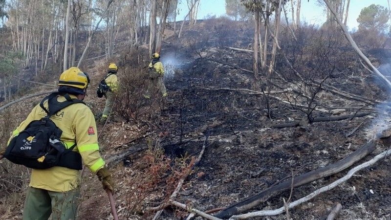 Extinguido el incendio de Villarrasa tras afectar a unas 865 hectáreas