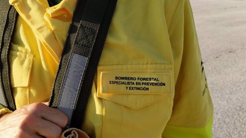 Un incendio forestal en Niebla calcina unas diez hectáreas