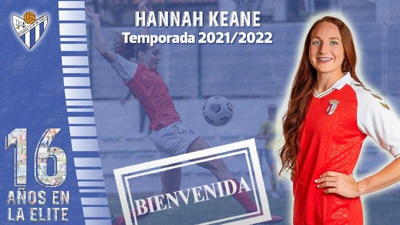 La californiana Hannah Keane, refuerzo de altura para la delantera del Sporting Huelva